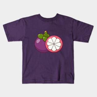 Mangosteen Fruit Kids T-Shirt